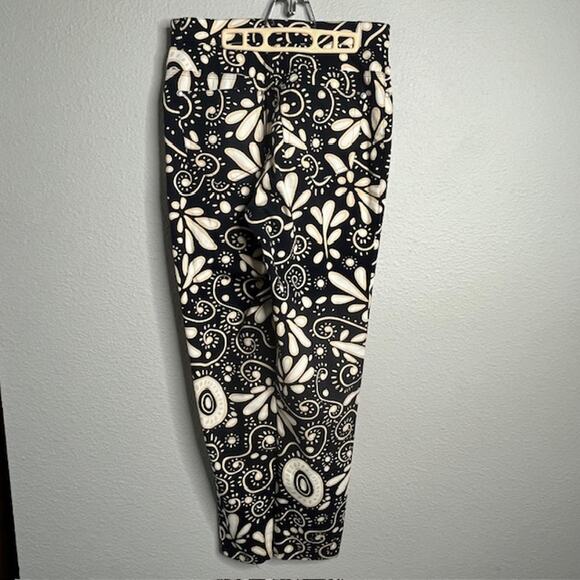 Louis Ferard Vintage Black Designer Summer Ankle Pants Size 8 - Picture 3 of 9